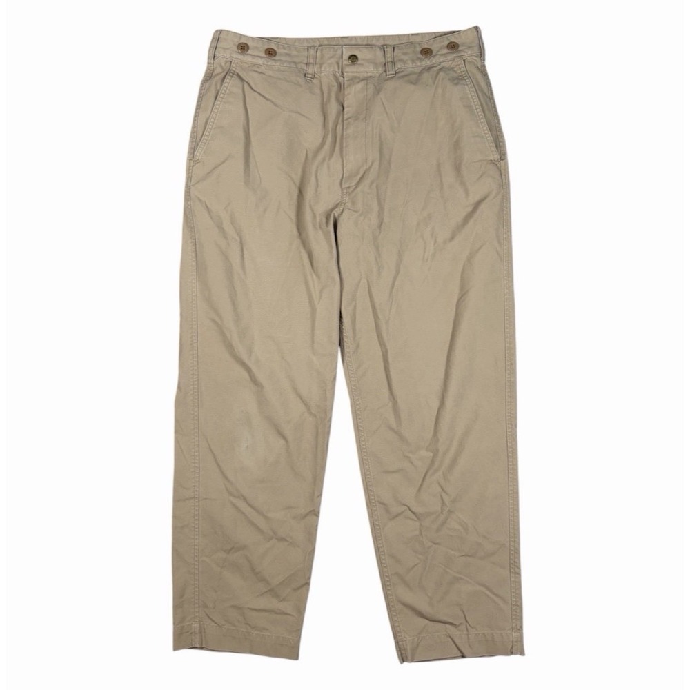 C.C Filson Vintage Safari Cloth Field Chino Work Pants Men's 34x30(28) Khaki